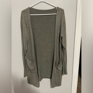 Green ZYIA boyfriend cardigan